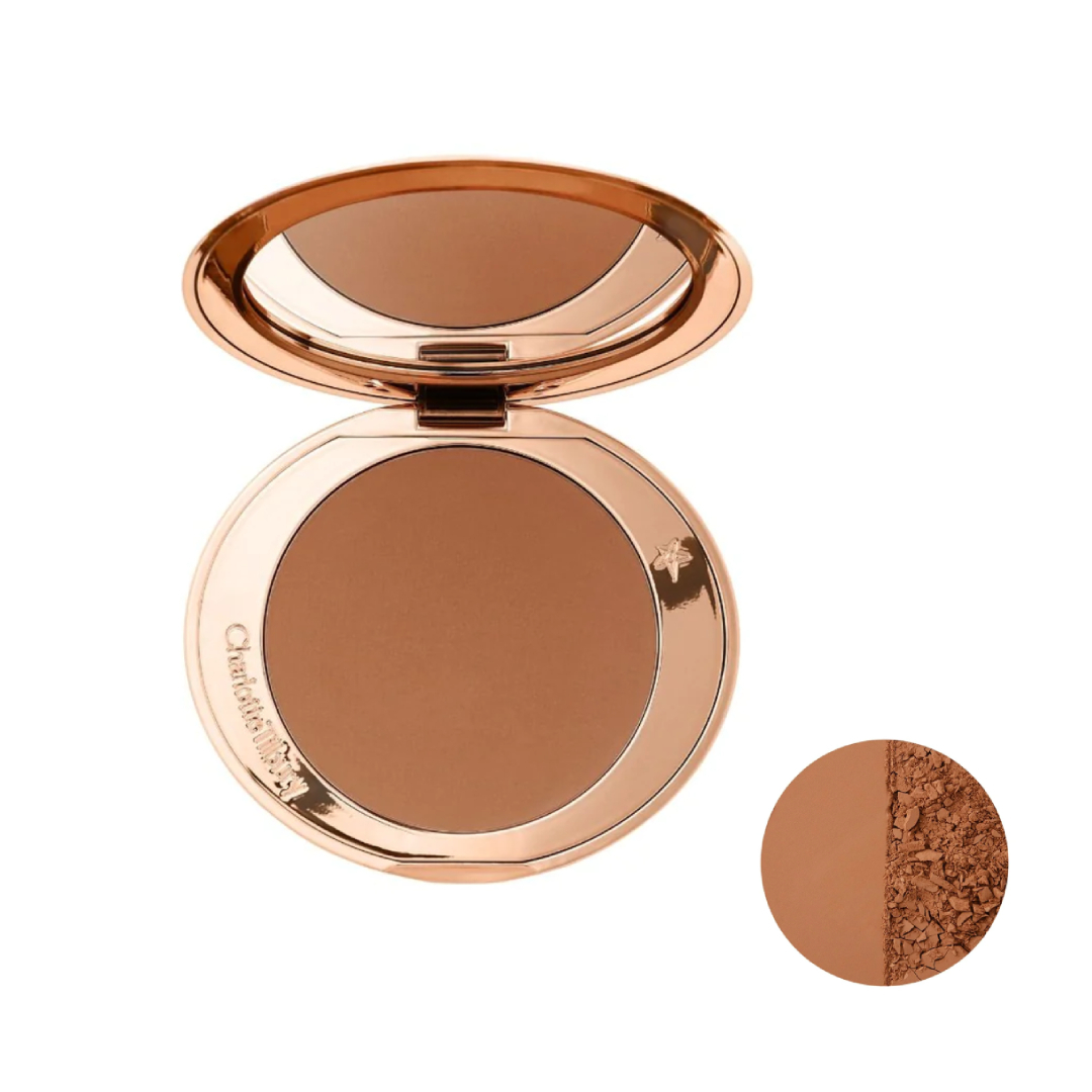 برنزه کننده شارلوت تیلبری مدل Airbrush Bronzer 3 TAN برنزه کننده شارلوت تیلبری مدل Airbrush Bronzer 3 TAN