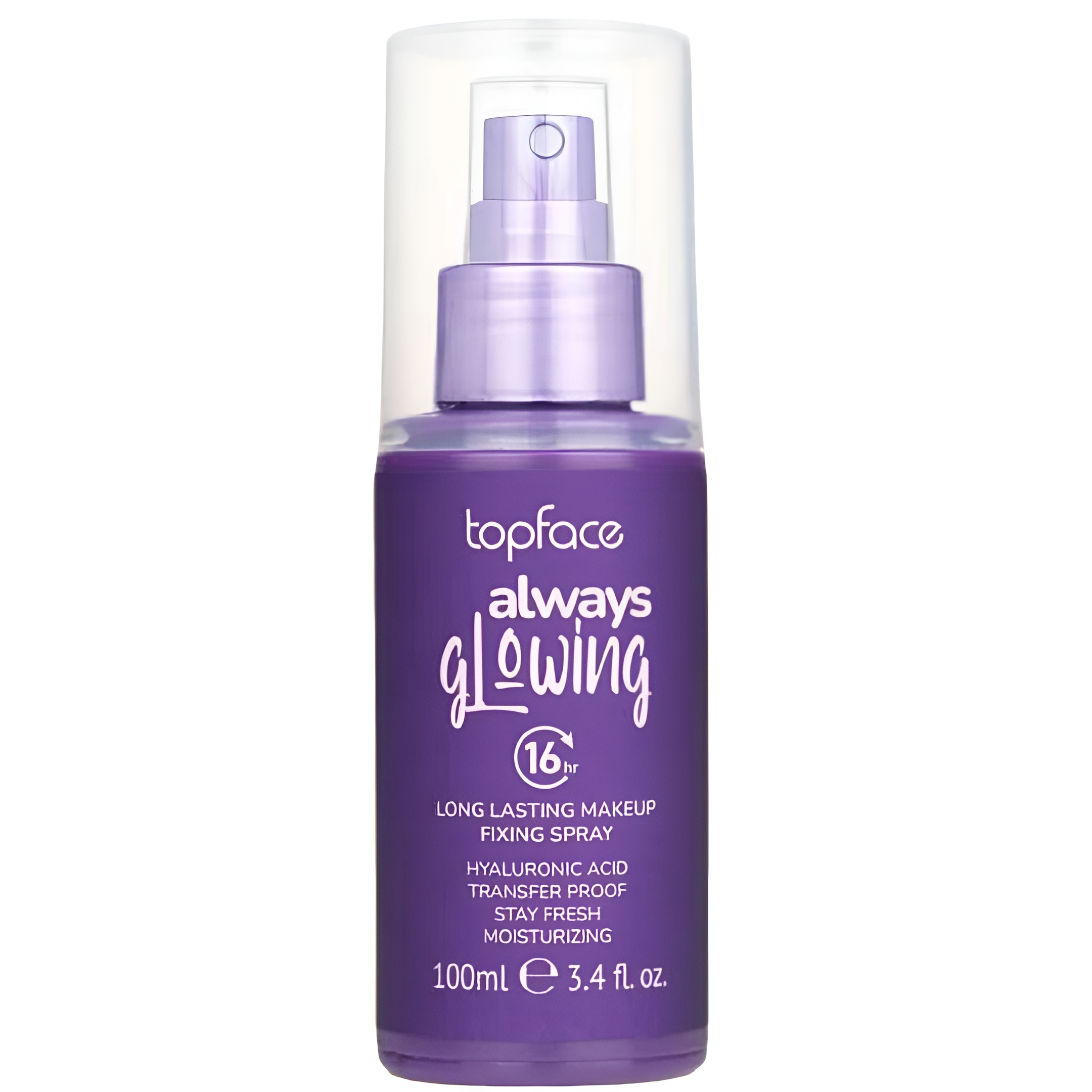 اسپری تثبیت کننده آرایش صورت تاپ فیس مدل GLOWING حجم 100 میلی لیتر اسپری تثبیت کننده آرایش صورت تاپ فیس مدل GLOWING حجم 100 میلی لیتر