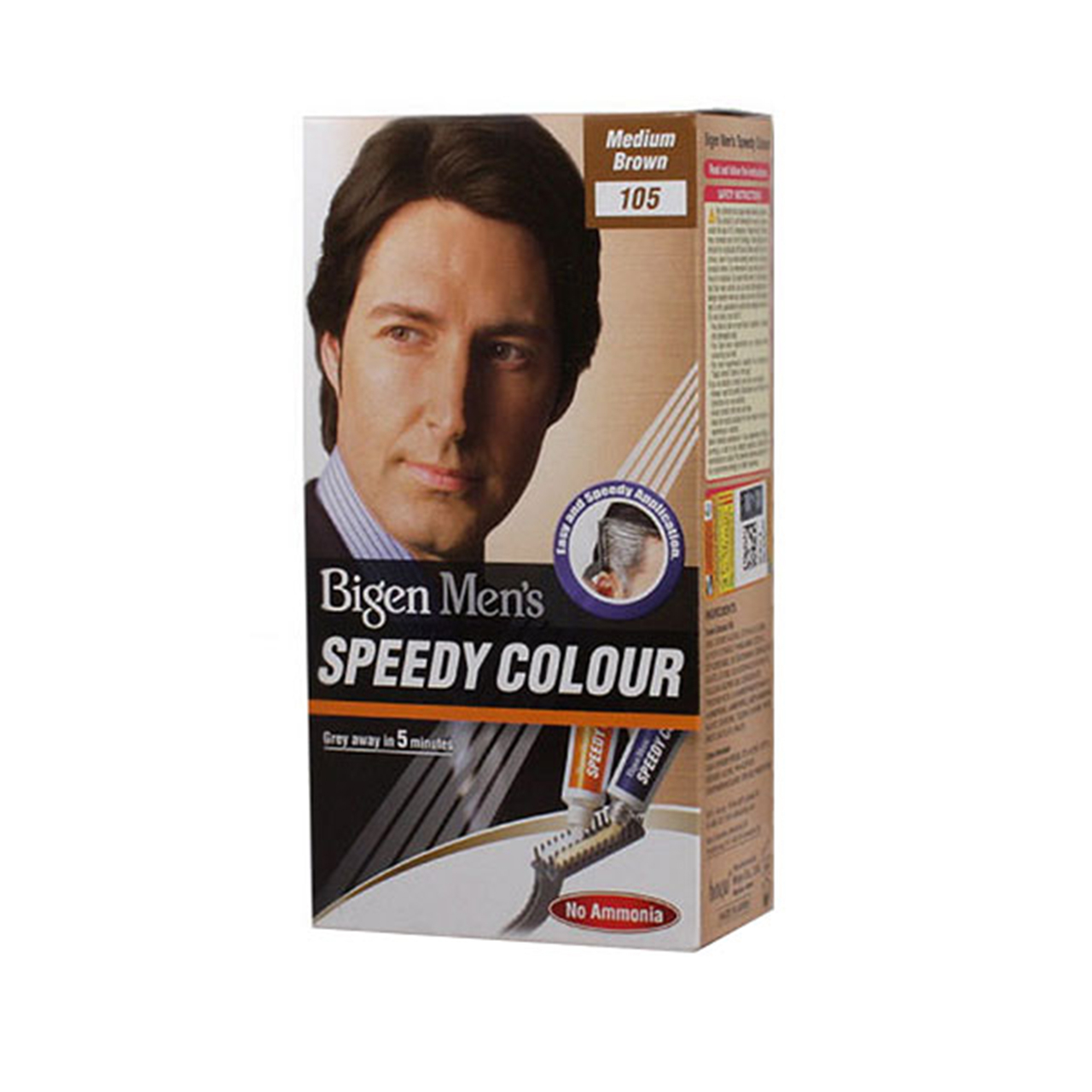 کیت رنگ مو بیگن سری speedy colour مدل medium brown شماره 105 کیت رنگ مو بیگن سری speedy colour مدل medium brown شماره 105